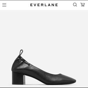 Everlane Day heel in Black